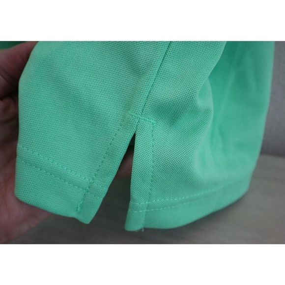 PGA Tour PVKSC046DS Men's Sz 2XL Spring Bouquet Green Edge Collar Polo Shirt $52 - Picture 4 of 6